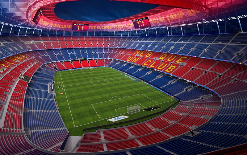 Top các sân vận động đẹp nhất thế giới hiện nay – Nou Camp (Tây Ban Nha) | Ảnh Bongvip