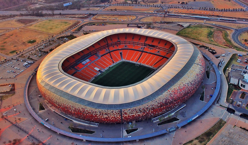 Top các sân vận động đẹp nhất thế giới hiện nay – Soccer City (Johannesburg, Nam Phi)