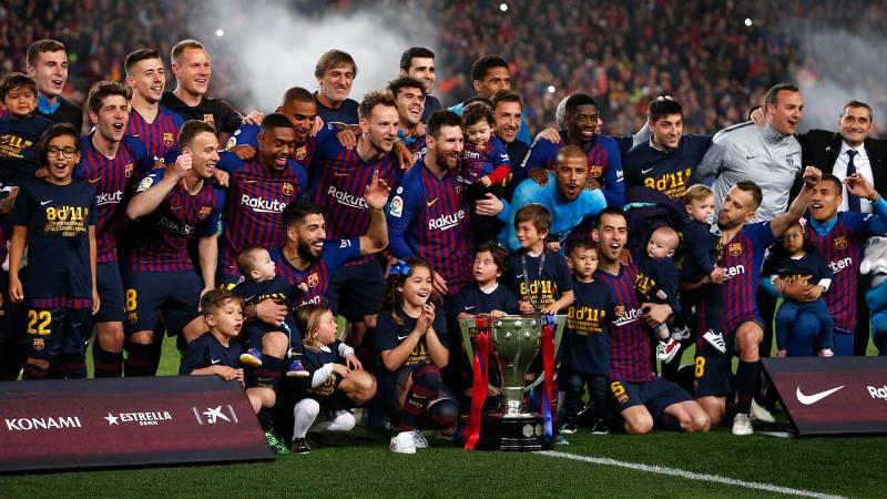 Barcelona đứng vị trí thứ 2 với 26 lần vô địch | Theo Bongvip