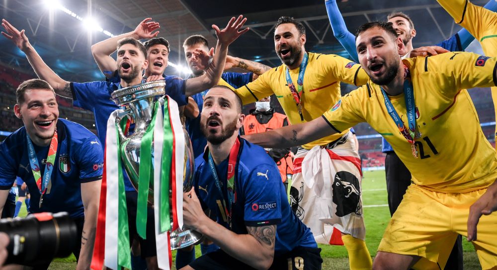 Italia là đương kim vô địch giải đấu khi vượt qua “Tam sư” ở chung kết Euro 2020